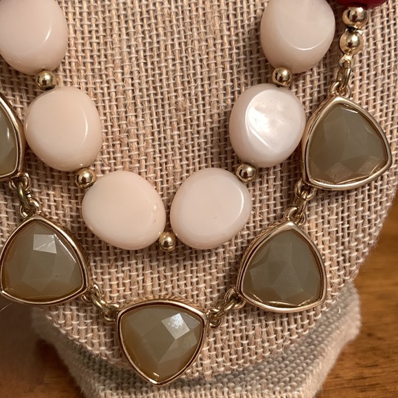 The Limited Gold Tone Necklace with Beads & Gems - Picture 6 of 9